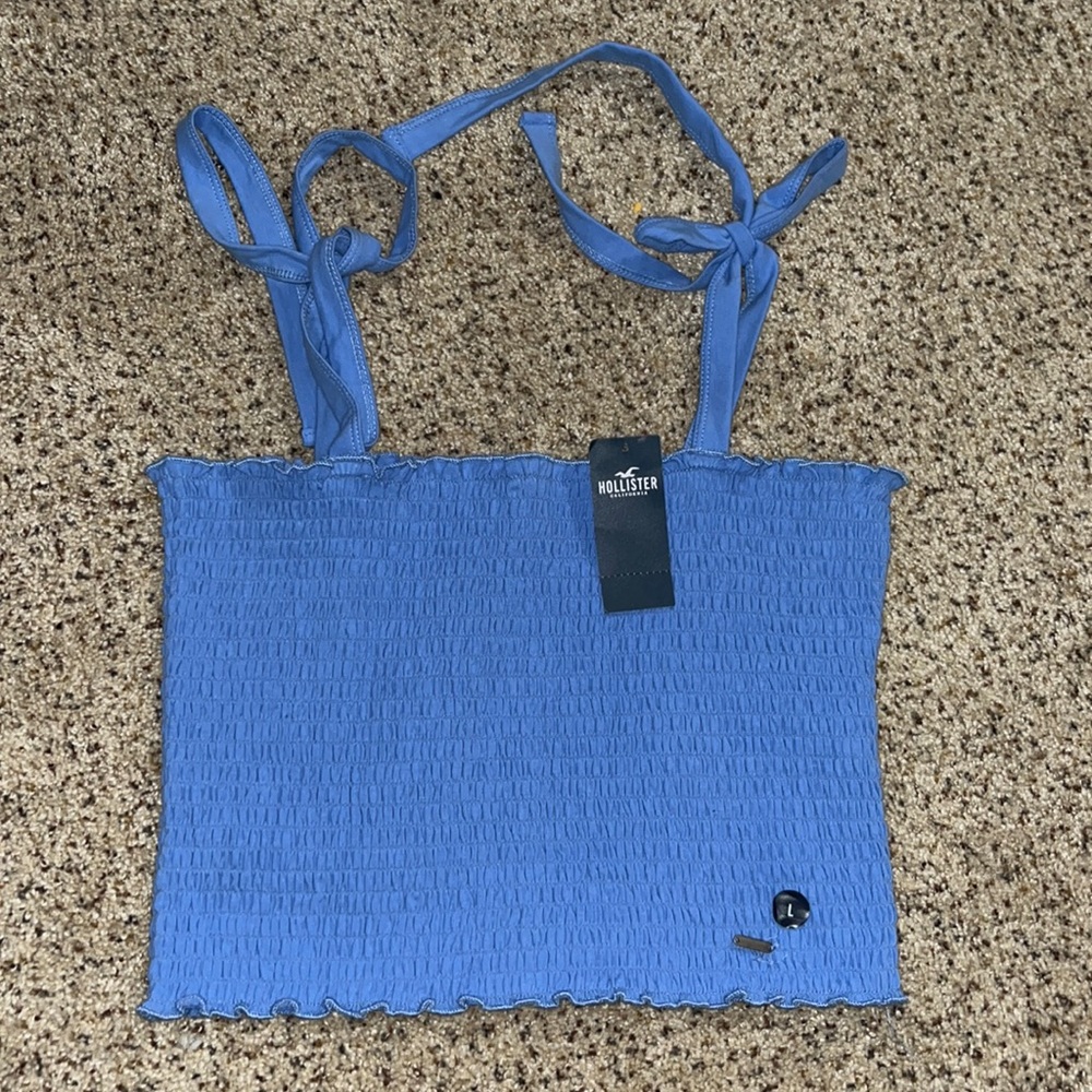 Hollister blue top size Large